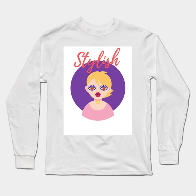 Stylish Long Sleeve T-Shirt by Doodle.Bug.Tees